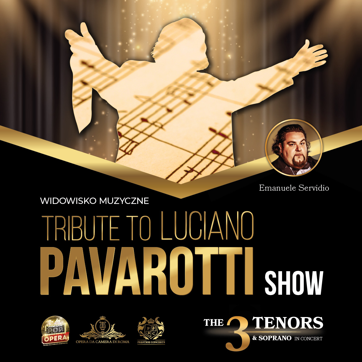 Tribute to Luciano Pavarotti przy świecach