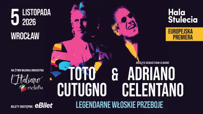 Toto Cutugno & Adriano Celentano - największe włoskie przeboje na żywo